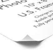 カスタム10インチ× 8インチフォトプリント(米国フレームサイズ) フォトプリント (角)