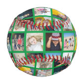 カスタム10パーソナライズされた枚の写真 野球ボール (裏面)