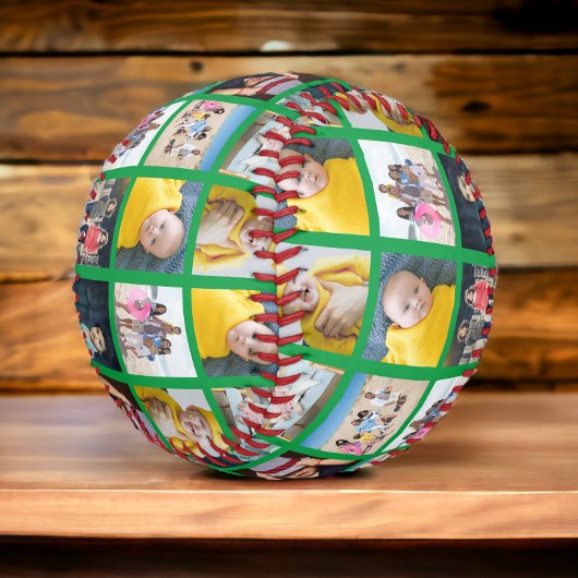 カスタム10パーソナライズされた枚の写真 野球ボール