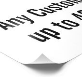 カスタム10"x13"写真40"x40"まで拡大 フォトプリント            (角)