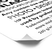 カスタム10"x8"横長写真の拡大プリント フォトプリント            (角)