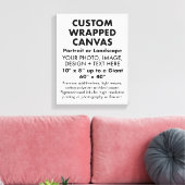 カスタム11インチx 14インチプレミアムキャンバスプリント空白の キャンバスプリント (インサイチュ (リビング))