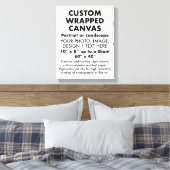 カスタム11インチx 14インチプレミアムキャンバスプリント空白の キャンバスプリント (インサイチュ (寝室))