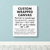 カスタム11インチx 14インチプレミアムキャンバスプリント空白の キャンバスプリント (インサイチュ (ウッドフロア))