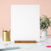 カスタム11" x 14"アクリル記号、ウッドブロック付き アクリルサイン (ウェディング)