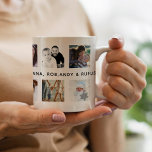 カスタム12おばあちゃんの写真コラージュカスタム文字 コーヒーマグカップ<br><div class="desc">Instagramカスタム写真12おばあちゃんの写真コラージュカスタム文字コーヒーマグ</div>