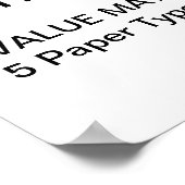 カスタム12パーソナライズされた" x 16"バリューマットポスター ポスター (角)