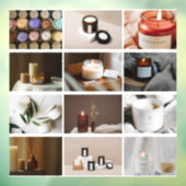 カスタム12ビジネスフォトコラージュ化粧品キャンドル ウィンドウサイン (シート3)