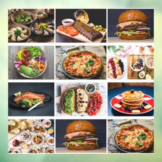 カスタム12ビジネスフォトコラージュ飲食店 ウィンドウサイン (シート3)