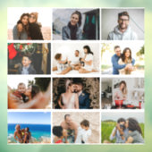 カスタム12フォトコラージュ業パーソナライズされた務 ウィンドウサイン (シート3)