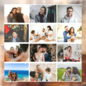 カスタム12フォトコラージュ業パーソナライズされた務 ウィンドウサイン (シート2)