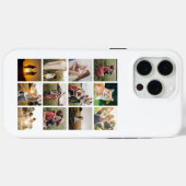 カスタム12フォトコラージュ Case-Mate iPhoneケース (裏面 (横))