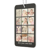 カスタム12写真ある種の一つパーソナライズされた カーエアーフレッシュナー (左)