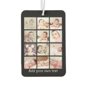 カスタム12写真ある種の一つパーソナライズされた カーエアーフレッシュナー (裏面)