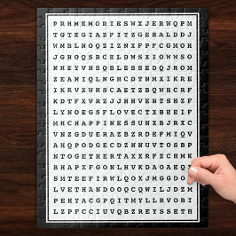 カスタム12 Wordファミリの単語検索 ジグソーパズル