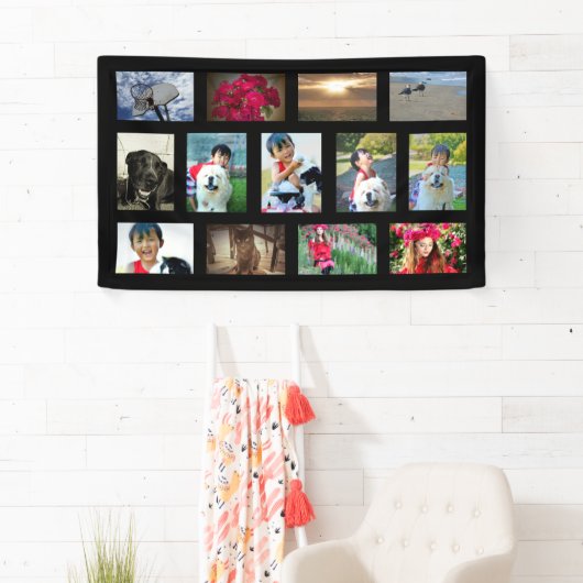 カスタム13フォトコラージカラー写真 横断幕 (インサイチュ)