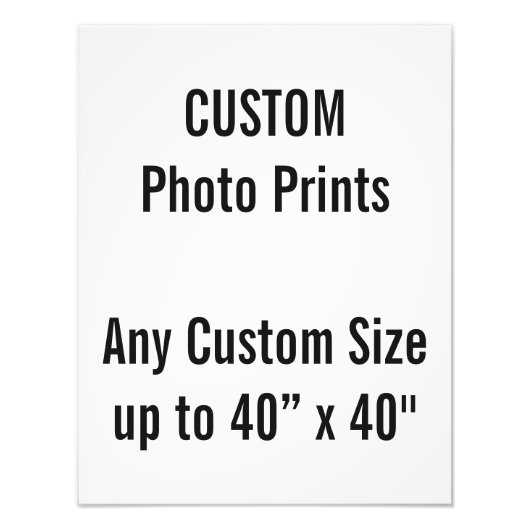 カスタム14インチx 18インチフォトプリント(または任意のカスタムサイズ) フォトプリント            (正面)
