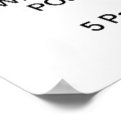 カスタム14パーソナライズされた"x22"アーカイブ紙ポスター ポスター (角)