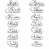 カスタム14名 | 書最高のシール シール (正面)