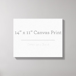 カスタム14 X 11キャンバス キャンバスプリント