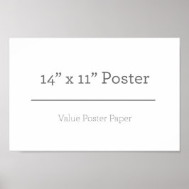 カスタム14 x 11ポスター ポスター