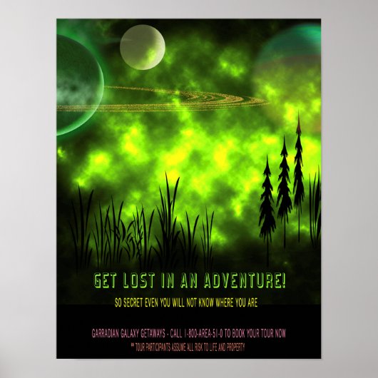 カスタム14x18発見少女： Project Enterprise 6 Trav ポスター (正面)