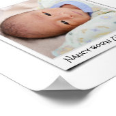 カスタム15フォトのコラージュと文字 ポスター (角)