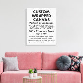 カスタム16インチx 20インチプレミアムキャンバスプリント空白の キャンバスプリント (インサイチュ (リビング))