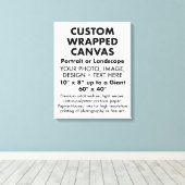 カスタム16インチx 20インチプレミアムキャンバスプリント空白の キャンバスプリント (インサイチュ (ウッドフロア))