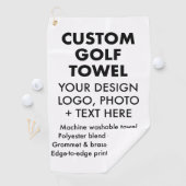 カスタム16パーソナライズされたインチx 24インチゴルフタオル空白の ゴルフタオル (インサイチュ)