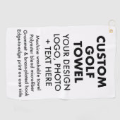 カスタム16パーソナライズされたインチx 24インチゴルフタオル空白の ゴルフタオル (横)