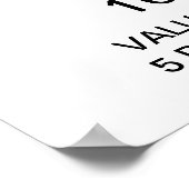 カスタム16パーソナライズされた" x 12"バリューマットポスター ポスター (角)