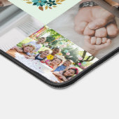 カスタム16フォトコラージュパーソナライズされたデスクマット デスクマット (コーナー)