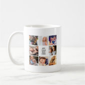 カスタム16フォトコラージュ コーヒーマグカップ (左)
