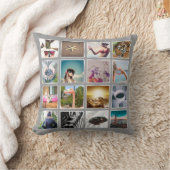 カスタム16フォトコラージュInstagram枕 クッション (ブランケット)