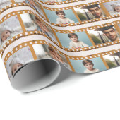 カスタム16 – フォトフィルムストリップパターン、全大事な行事 ラッピングペーパー (ロールコーナー)