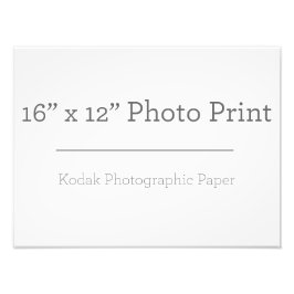 カスタム16 x 12フォトプリント フォトプリント           