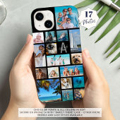 カスタム17フォトコラージモノグラムあなたの色の名前 Case-Mate iPhoneケース