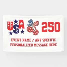 カスタム1776–2026パレード＆フェスティバルUSA250  横断幕