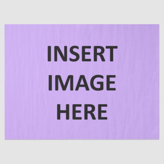 カスタム17 x 23インチのティッシュペーパーのテンプレート 薄葉紙 (正面)