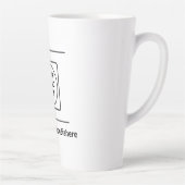 カスタム17ozタワーラテロゴ最低注文数なしマグ カフェラテマグ (右)