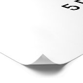 カスタム18パーソナライズされた"x24"半光沢ポスター ポスター (角)