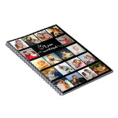 カスタム18フォトコラージュの愛は素晴らしいこと ノートブック (右側)