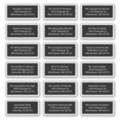 カスタム18受信者名出荷住所 シール (正面)