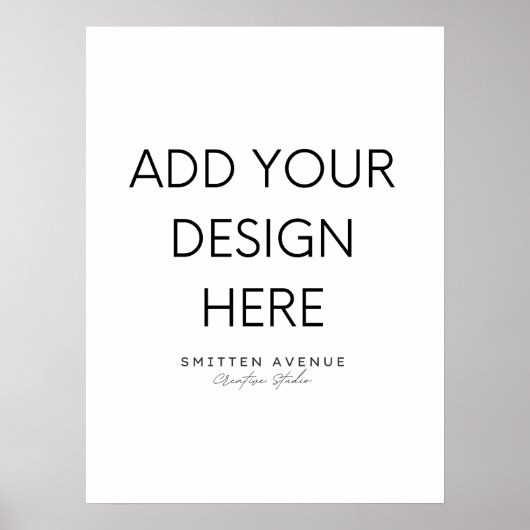 カスタム18x24ポスター（マット） ポスター (正面)