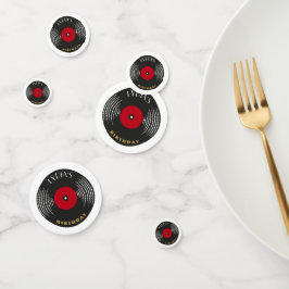 カスタム1920年代ギャツビーレコードテーマ コンフェッティ