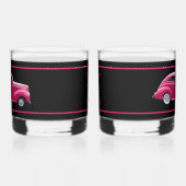 カスタム1940年アメリカの有名メイクセダン ウイスキーグラス (左)