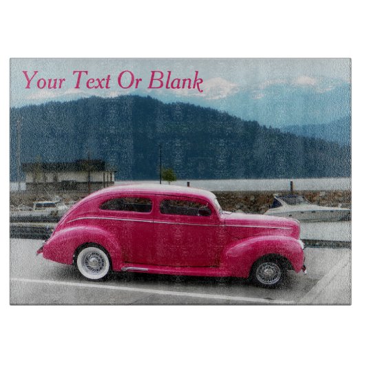 カスタム1940年アメリカの有名メイクセダン カッティングボード (正面)