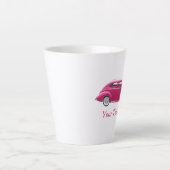 カスタム1940年アメリカの有名メイクセダン カフェラテマグ (正面)