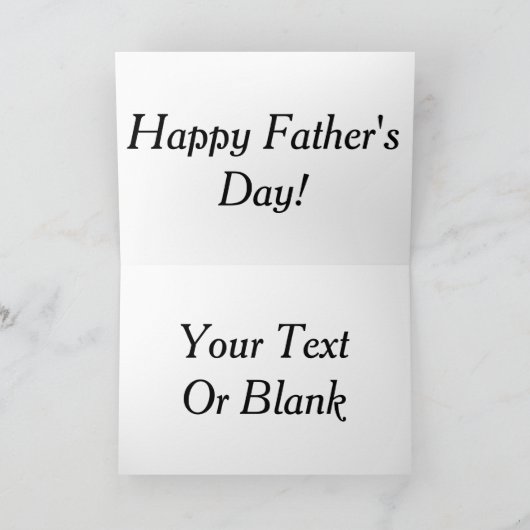 カスタム1940年アメリカの有名メイクセダン カード (内部)